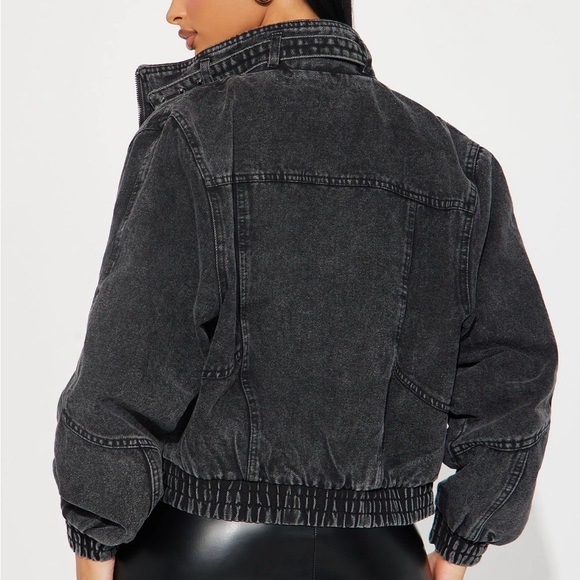 BNWT black denim jacket - Picture 8 of 11